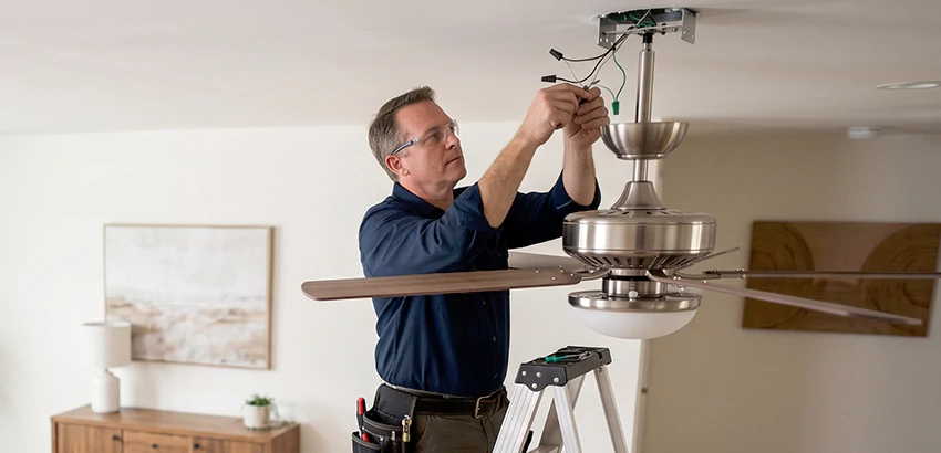 Ceiling Fan Light and Switch Repair in Smyrna