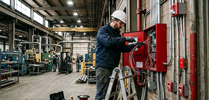 Industrial Fire Alarm Installation in Smyrna